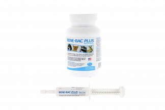 Bene-Bac Plus ondersteunt een gezonde darmflora bij warmbloedige dieren. In darmen zitten veel bacteriën, zowel goede als slechte. Met Bene-Bac zorg je op een veilige manier voor voldoende goede bacteriën in de darmen en daarmee een gezonde darmflora.