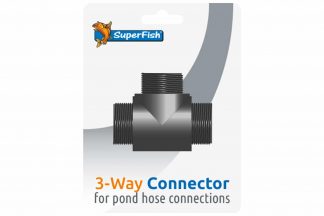 De Superfish 3 weg Blister is een koppelstuk voor het aansluiten van vijverslangen. Ook verkrijgbaar in een complete Multi aansluitset.