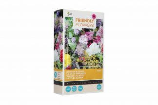 Het Buzzy Friendly Flowers geurende bloemen bloemenmengsel bestaat uit meer dan 15 soorten bloemen, onder andere Agastache foeniculum en Mirabilis Jalapa.
