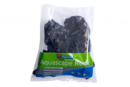 De Superfish Aquascape Black Rock zijn diepzwarte grillige harde stenen. Zorgen tevens voor een prachtig contrast met de felgroene beplanting.