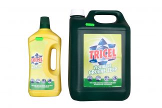 Tricel goudzeep vloeibaar is een universele groene zeep. Goudzeep is een natuurlijke zeep en ideaal voor het reinigen, ontvetten en verwijderen van vlekken.
