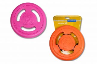 Deze Training Disc is gemaakt van EVA-schuim met hoge dichtheid, waardoor hij blijft drijven en stuitert. Bestand tegen hard kauwen.