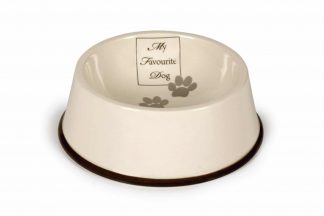De Beeztees DBL eetbak keramiek 'My favourite dog' is een voerbak speciaal voor jouw beste vriend. Op de bak staat een print van 'my favourite dog'.