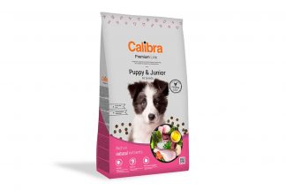 Calibra Dog Premium Line Puppy & Junior is een volledig droogvoer dat voldoende energie levert voor de jonge hond. Door de verrijking van onder andere prebiotica, voldoende vitamines en zalmolie, zorgt deze voeding voor een gezonde spijsvertering, gezonde vacht en een gezonde groei met soepele gewrichten.