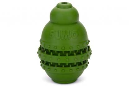 De Beeztees Sumo Play Dental L is sterk hondenspeelgoed dat gemaakt is van natuurlijk rubber. Heeft het een reinigende werking op het gebit.