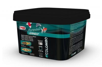 Het Lernex Pro Food is een geoptimaliseerde versie van Morenicol Lernex, ontwikkeld voor de behandeling van resistente wormen bij siervissen. Het bevat een geneesmiddel dat werkzaam is tegen huid- en kieuwwormen, inwendige wormen, bloedzuigers, visluizen en ankerwormen.