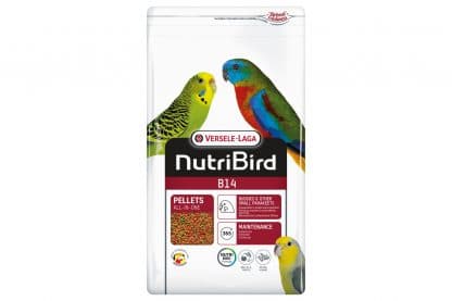 NutriBird B 14 is een uitgebalanceerd volledig onderhoudsvoeder voor grasparkieten en andere kleine parkieten.