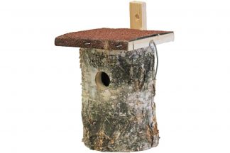 De Boon Mezenkast berken is een nestkast die geschikt is voor kleine vogels. Perfect als decoratie in elke tuin. 