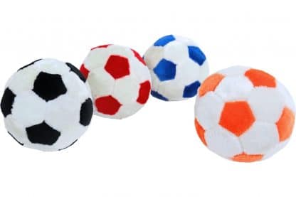 De Boon Pluche voetbal 22 cm is een zacht bal met piep. Met deze bal kun je urenlang spelen met jouw hond.