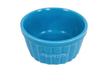Boon hamster eetbak steen ribbel blauw