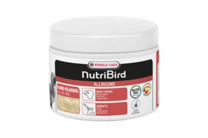Nutribird allround is een ideaal handopfokvoer voor alle soorten jonge vogels, voor het handtam maken van o.a. kromsnavels.