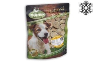 Runner Eend compleet diepvries hondenvoeding is naast een volledige maaltijd, ook een culinaire traktatie voor elke hond.