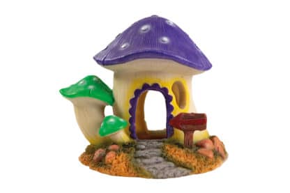 Het Superfish Mushroom House is een mooie decoratie voor in het aquarium. Met deze verschillende modellen paddenstoelen huizen is het daarnaast mogelijk om een sprookjes achtige sfeer te creëren in je aquarium.