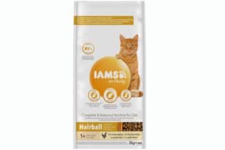 Iams for Vitality Adult Hairball Reduction kip kattenbrok is een 100% complete en uitgebalanceerde specialistische voeding. Lees verder.