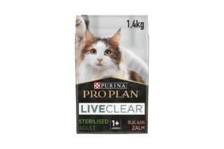 Pro Plan LiveClear Sterilised Adult Zalm voorkant