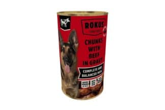 Rokus Dog Food Stukjes Rund in Jus