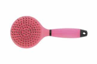 Hippo-Tonic staart- en manenborstel met gel handvat is een borstel met nylon tanden voor de staart en manen.