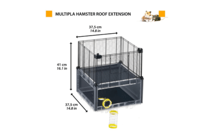 De Ferplast Multipla Hamster Roof Extension is een dakuitbreiding voor hamster- en muizenkooien  van Multipla Hamster. Hiermee kan je een extra boven hok voor je vriend creëren, waardoor de beschikbare ruimte voor het knaagdier wordt vergroot en aangepast aan verschillende behoeften.