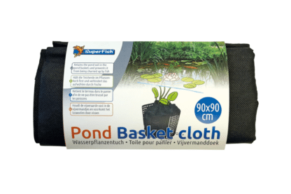 Superfish Pond Basket cloth vijvermanddoek houdt de vijveraarde vast in de vijvermandjes en voorkomt het loswoelen door vissen. Verkrijgbaar in twee maten.