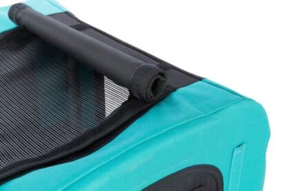 Trixie hondenfietskar - Blauw detail dak open