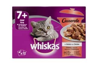 Whiskas Casserole Senior kattenvoer - Classic in gelei