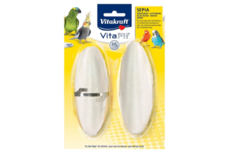 De Vitakraft VitaFit sepia is geschikt voor vogels van alle soorten. Het is een volledig natuurlijk product afkomstig uit de zee, dat grondig is gereinigd, gespoeld en van zout is ontdaan.