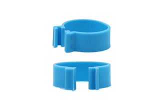 Deze Click-ring voor pluimvee 25 mm lichtblauw zijn pootringen voor pluimvee en zeer gemakkelijk te bevestigen. Bovendien hebben ze een stevige sluiting. Je pluimvee zal deze pootringen dan ook niet zelf loskrijgen.