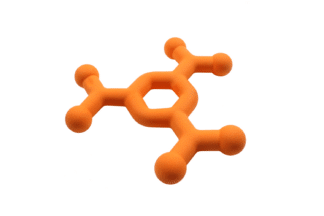 Wie zegt dat wetenschap ingewikkeld is? De moleculen van de Ebi Dawg science - hondenspeeltje is een leuk trek, kauw en apporteerspeeltje en drijft bovendien op het water! Het speeltje gemaakt van TPR schuimrubber.