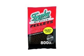 De Trophy Bait Halibut pellets zijn unieke voer- en haakpellets. De pellets trekken niet alleen meervallen en karpers maar rijken verder, hierom zijn ze verkrijgbaar in meerdere afmetingen.