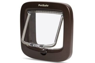 PetSafe Manual-Locking kattenluik - bruin