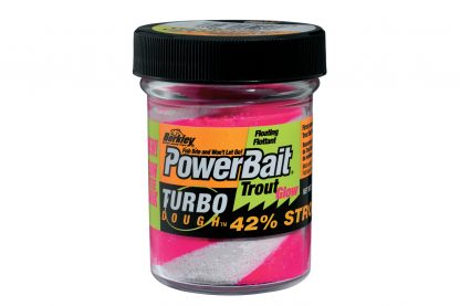 Berkley PowerBait Turbo Dough Glow roze-wit