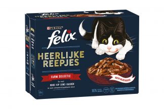 Felix heerlijke reepjes zijn malse reepjes in een onweerstaanbare jus.