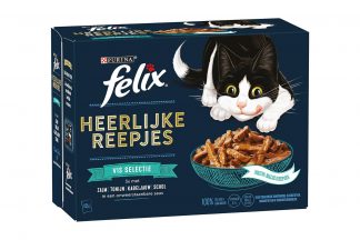 Felix heerlijke reepjes zijn malse reepjes in een onweerstaanbare jus.