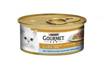 Gourmet Gold Luxe Mix zeevis en spinazie