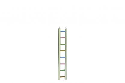Happy Pet ladder hout gekleurd voor papegaaien. Verkrjigbaar in drie maten, 61 cm,92 cm,122 cm.
