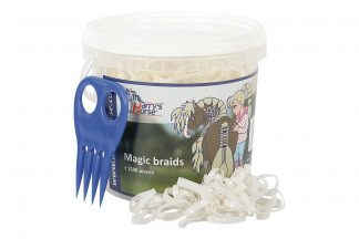 Harry's Horse Magic Braids pot 1500 stuks wit