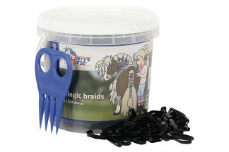 Harry's Horse Magic Braids pot 1500 stuks zwart