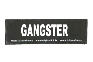 Trixie Julius K9 tekstlabel Gangster