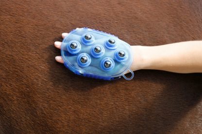 Kerbl massage magneet borstel blauw