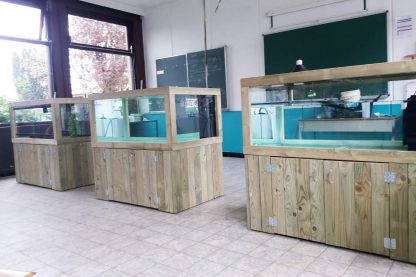 Maatwerk aquarium Nature schoolverblijven