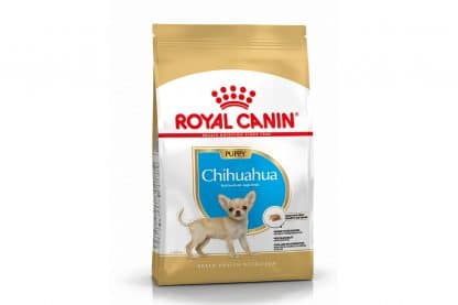 Royal Canin Junior Chihuahua is een rasspecifieke voeding voor Chihuahua pups tot 8 maanden.