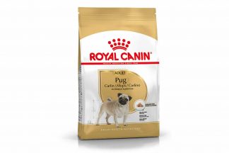 Royal Canin Adult Mopshond (Pug) is een rasspecifieke voeding voor volwassen Mopshonden (Pugs) vanaf 10 maanden.