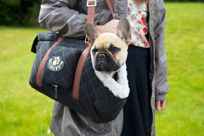 Scruffs Wilton Carrier draagtas met hond