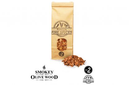 Smokey Olive Wood N2 rookchips met vuurkruiden - 500 ml
