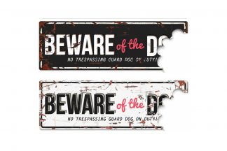 D&D Warning Beware of the dog