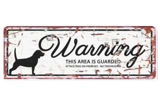 D&D Warning Sign Beagle