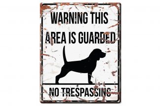 D&D Warning Sign Beagle