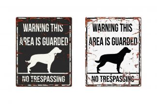 D&D Warning Sign Rottweiler