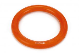 Beeztees massief rubberen ring oranje L