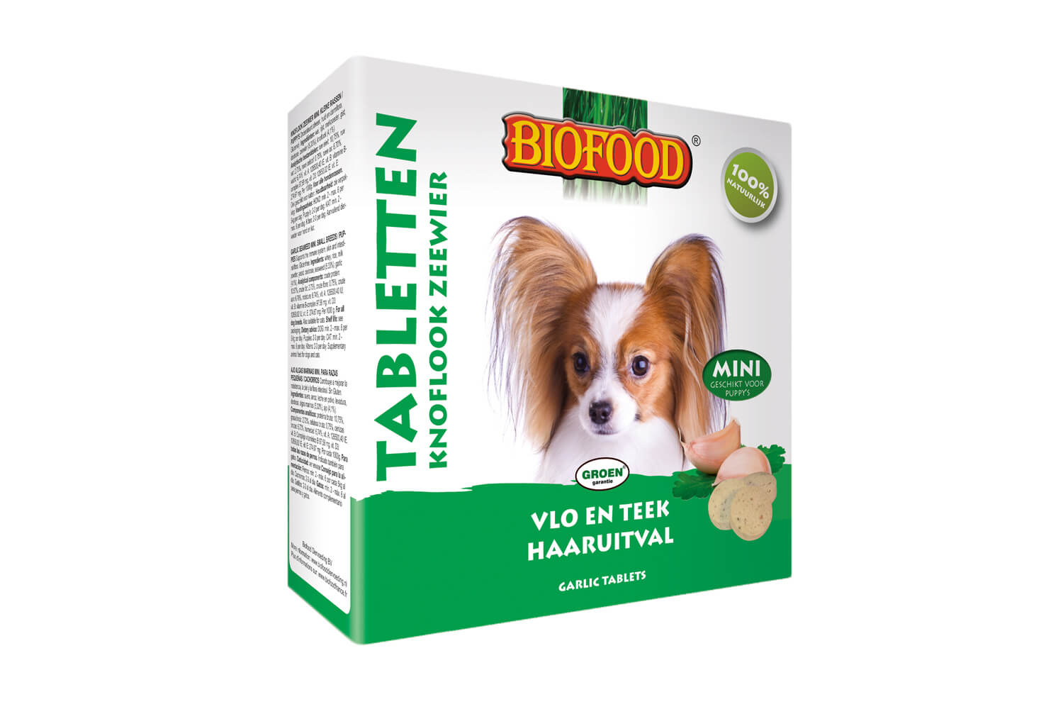 Tegenstander verliezen helpen Biofood hond tabletten knoflook zeewier - mini → Dierencompleet.nl